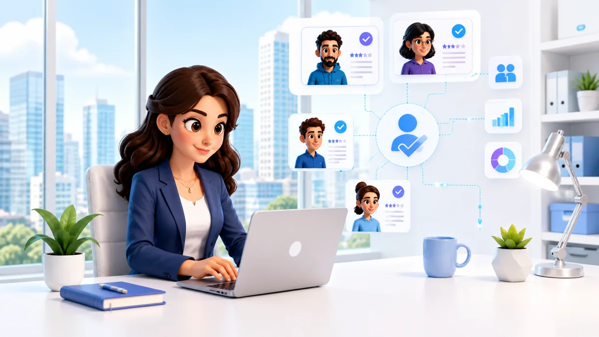 Persona revisando oportunidades para su perfil laboral